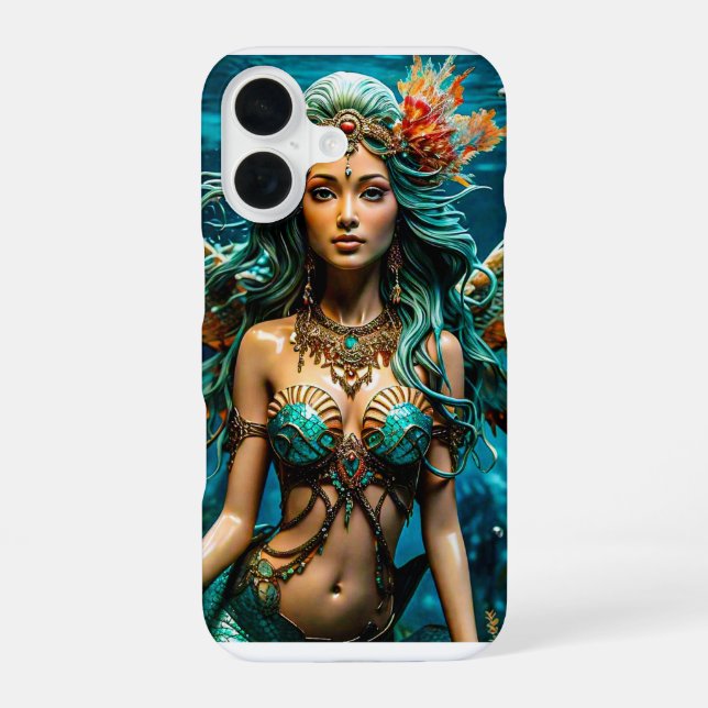Coque iPhone 16 Marées au Clair de Lune (Verso)