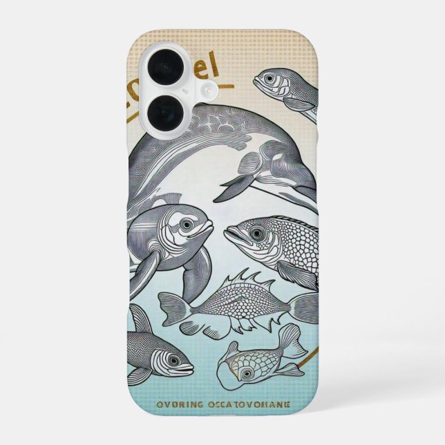 Coque iPhone 16 "Marées déclinantes" (Verso)