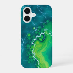 Coque iPhone 16 Marées Turquoise : Une fuite Tropicale