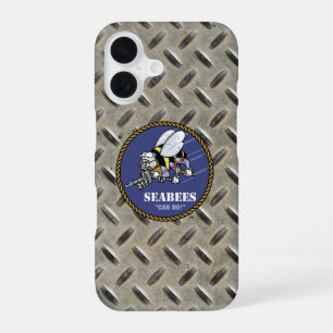 Coque iPhone 16 Marine américaine Seabees