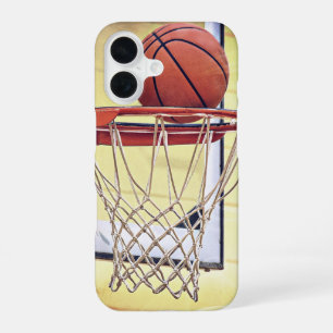 Coque iPhone 16 Marquage au basket-ball