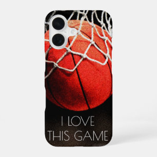 Coque iPhone 16 Match de basket-ball passionnant