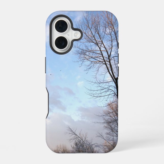 Coque iPhone 16 Matin d'hiver I (Verso)