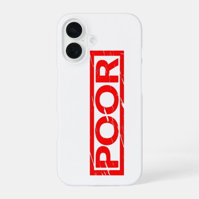 Coque iPhone 16 Mauvais timbre (Verso)
