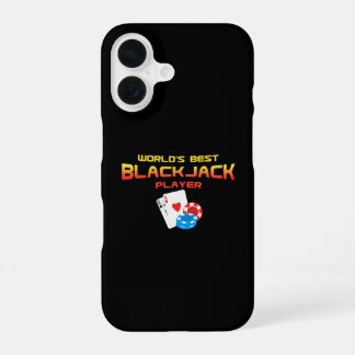 Coque iPhone 16 Meilleur joueur Blackjack