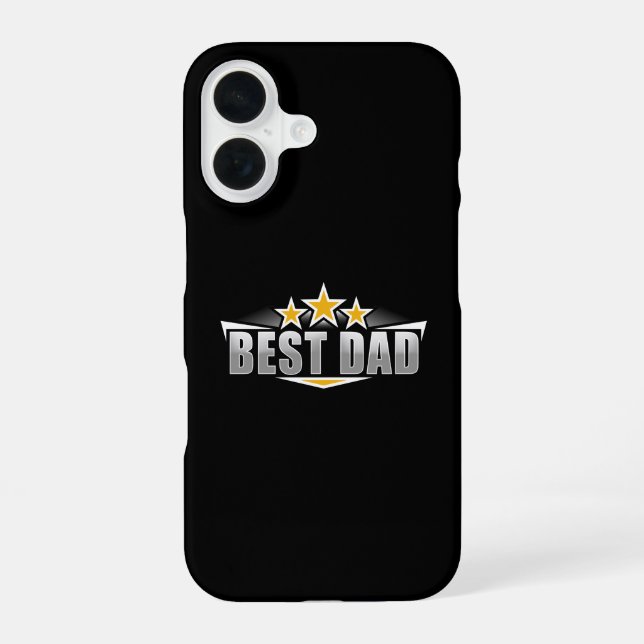 Coque iPhone 16 Meilleur Papa (Verso)