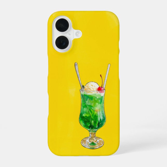 Coque iPhone 16 Melon soda float! (Japanese Cream Soda) (Verso)