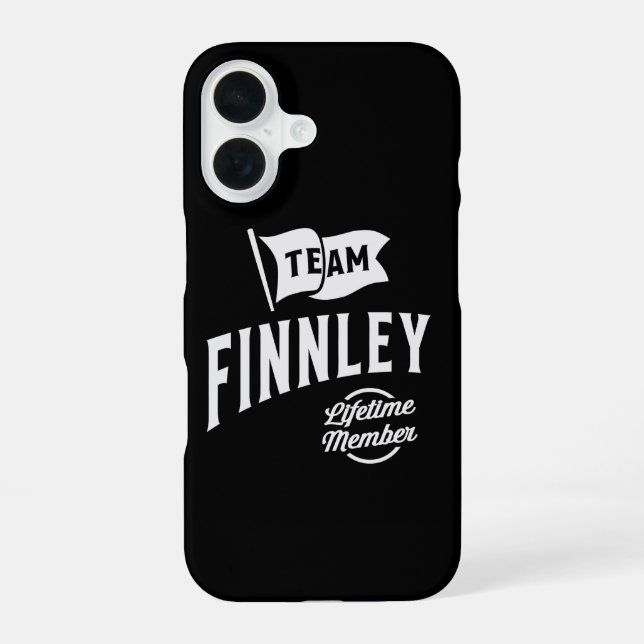 Coque iPhone 16 Membre à vie de Team Finnley (Verso)