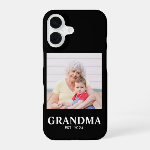 Coque iPhone 16 Mémé noire a établi une photo audacieuse