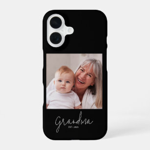 Coque iPhone 16 Mémé noire a établi une photo audacieuse
