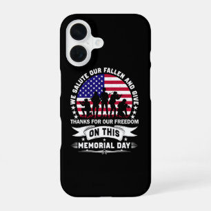 Coque iPhone 16 Merci pour votre service : Jour des vétérans 2025
