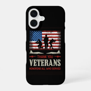 Coque iPhone 16 Merci pour votre service : Jour des vétérans 2025 
