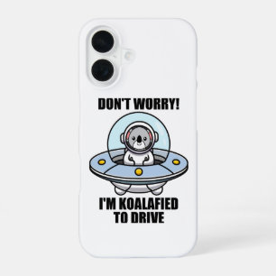 Coque iPhone 16 Mignon Koala Nouveau Conducteur Je Suis Koalafié P