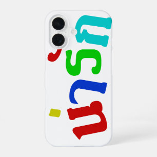 Coque iPhone 16 Mignon ♦ Narak En Écriture Thaïe ♦