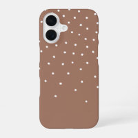 Mocha Mousse Brown Minuscule Polka Dot 2025