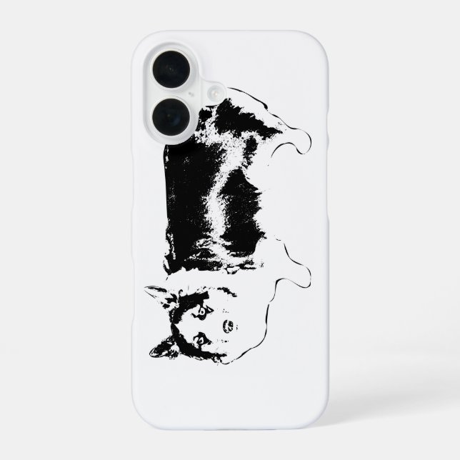 Coque iPhone 16 Mode d'alerte : Corgi (Verso)