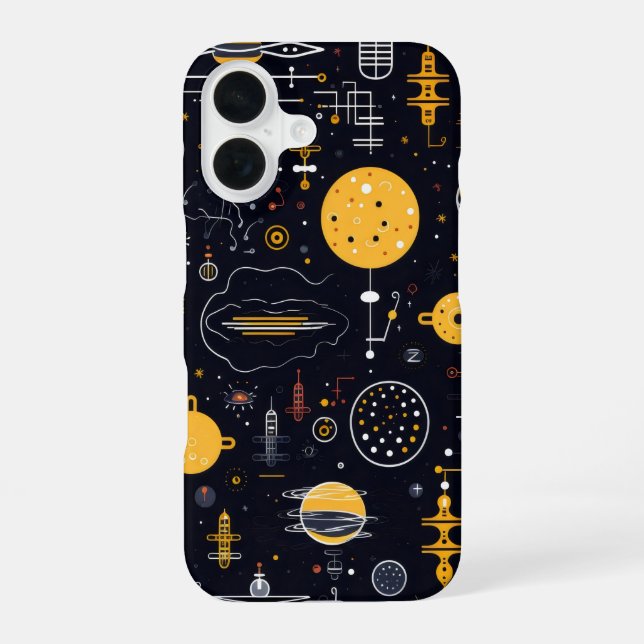 Coque iPhone 16 Modèle de science-fiction (Verso)