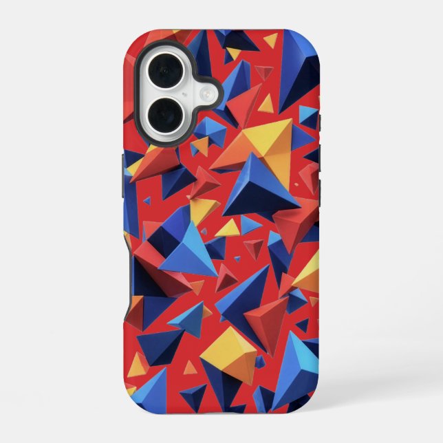 Coque iPhone 16 Modern Fragment Grid (Verso)