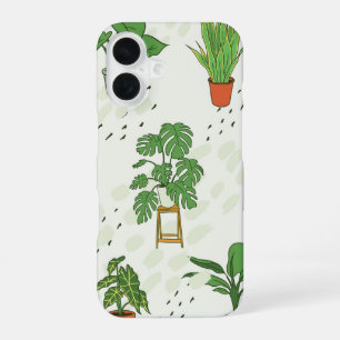 Coque iPhone 16 Moderne minimaliste Houseplant