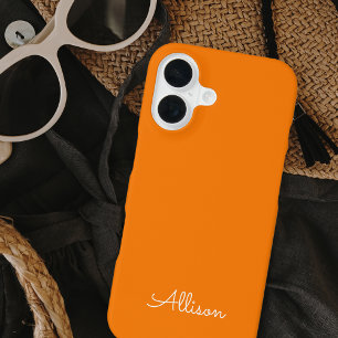 Coque iPhone 16 Moderne Minimaliste Simple Élégant Monogramme Scri