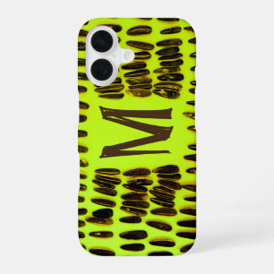 Coque iPhone 16 Monogramme Personnalisable Coupe Fraîche Unique