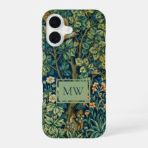 Monogramme personnalisé William Morris Pheasant