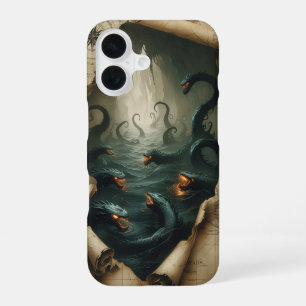 Coque iPhone 16 Monstre de mer mythique