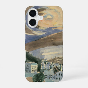 Coque iPhone 16 Moon Over Barcelona de Walter Gramatte