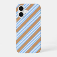 Motif à cinq rayures bleues et blanches avec beige