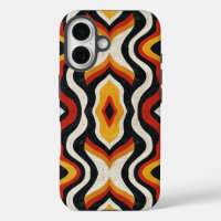 Motif aztèque coloré