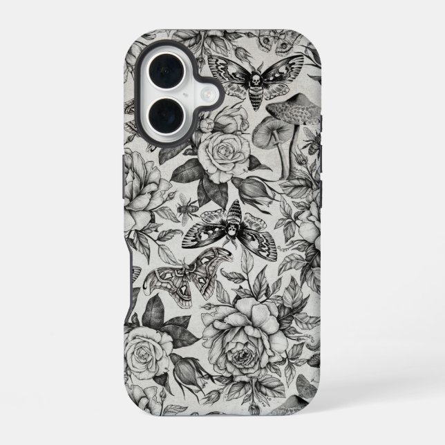 Coque iPhone 16 Motif botanique (Verso)