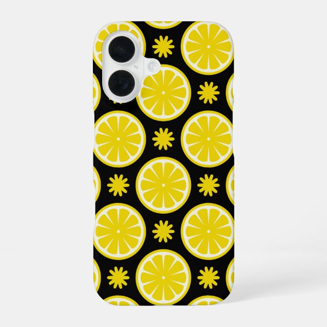 Coque iPhone 16 Motif Citron (Verso)