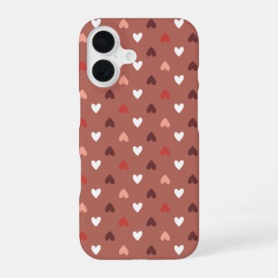 Coque iPhone 16 Motif Cœurs Mignons – Esthétique de l'Amour Doux 