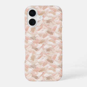 Coque iPhone 16 Motif de coup de pinceau abstrait