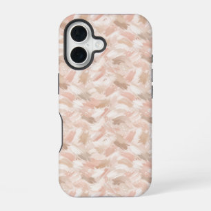 Coque iPhone 16 Motif de coup de pinceau abstrait