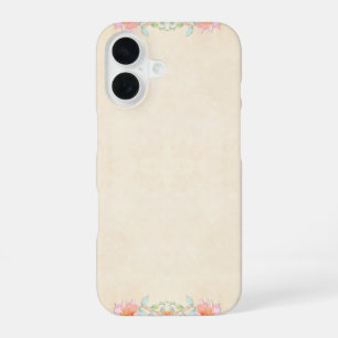 Coque iPhone 16 Motif de fleurs élégant