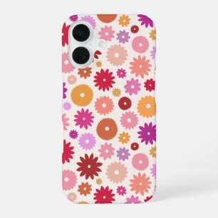 Coque iPhone 16 Motif de floraisons colorées