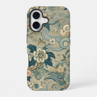 Coque iPhone 16 Motif de jardin oriental
