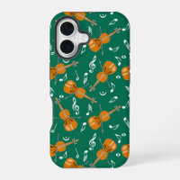 Motif de notes de musique violon