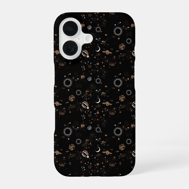 Coque iPhone 16 Motif Espace  (Verso)
