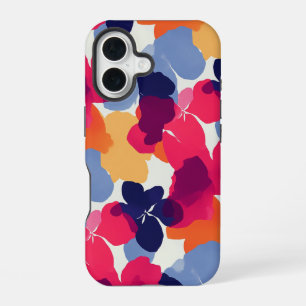 Coque iPhone 16 Motif Floral Moderne Gras