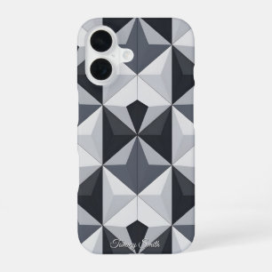 Coque iPhone 16 Motif géométrique moderne - élégant et élégant