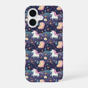 Coque iPhone 16 Motif Imaginaire Unicorn