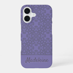 Coque iPhone 16 Motif lavande personnalisé