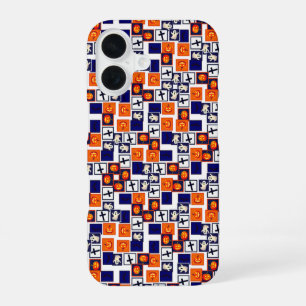 Coque iPhone 16 motif ludique sur le thème d'Halloween
