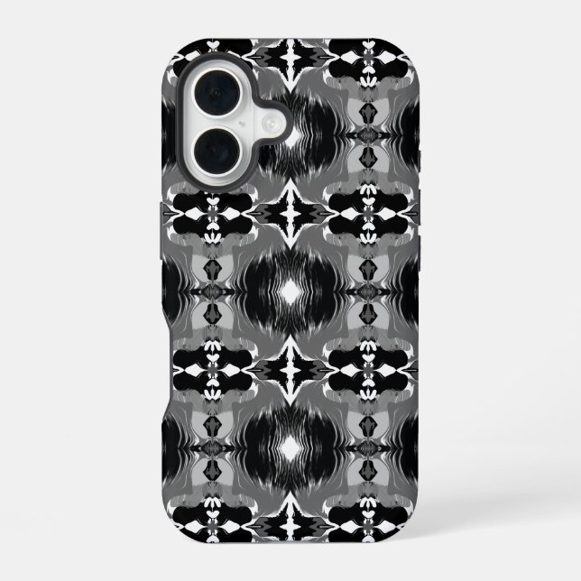 Coque iPhone 16 Motif Miroir Ombre  (Verso)