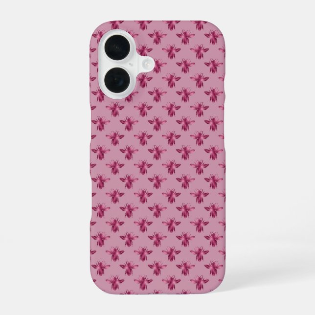 Coque iPhone 16 Motif Queen Bee (Verso)