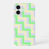 Motif Rectangles Pastel Lignes Pointillées Blanche