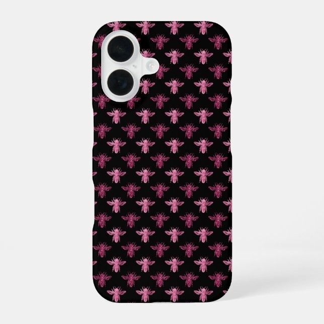 Coque iPhone 16 Motif Reine Abeille  (Verso)