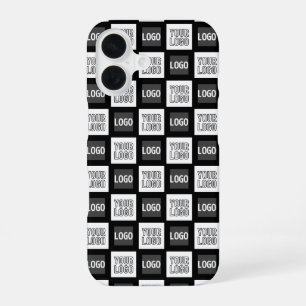 Coque iPhone 16 Motif répétitif de deux logos ou images